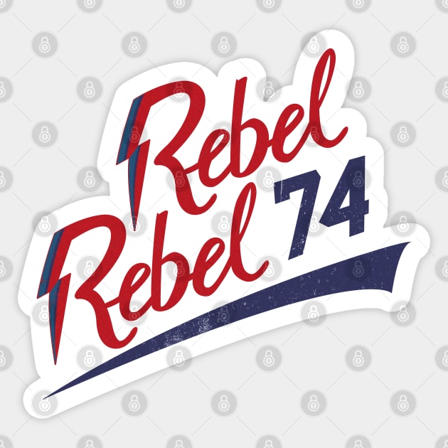 Rebel Rebel Sticker by pelicanfly